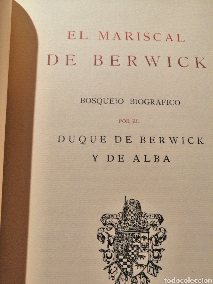 Libros antiguos: Libro El Mariscal de Berwick - Foto 4