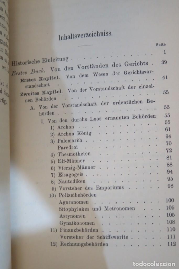Libros antiguos: 1883.- Der Attische Process. Lipsius. 2 TOMOS - Foto 3