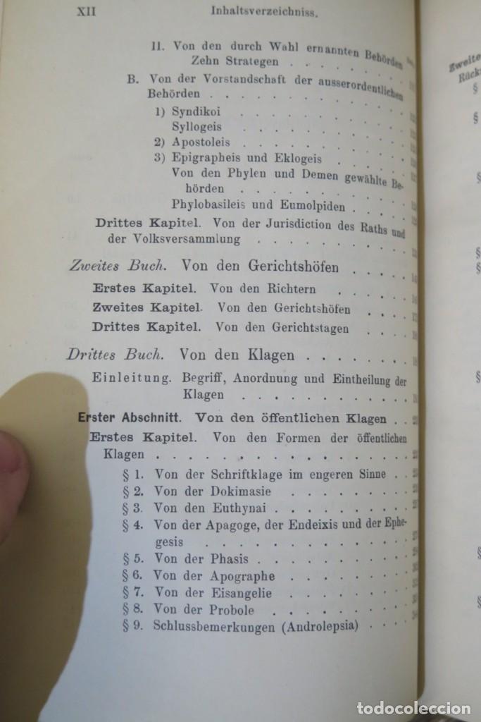 Libros antiguos: 1883.- Der Attische Process. Lipsius. 2 TOMOS - Foto 4