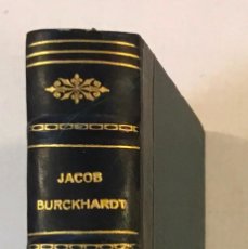 Livres anciens: BURCKHARDT, JACOB. REFLEXIONES SOBRE LA HISTORIA UNIVERSAL. TRAD. WENCESLAO ROCES. PRÓLOGO DE ALFONS. Lote 362738930