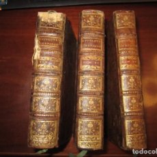 Libros antiguos: HISTOIRE DES REVOLUTIONS D'ESPAGNE P.D'ORLEANS 1787 PARIS TOMOS 1-2-4. Lote 330195658