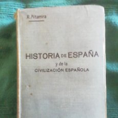 Libros antiguos: HISTORIA DE ESPAÑA Y DE LA CIVILIZACIÓN ESPAÑOLA. TOMO II. RAFAEL ALTAMIRA