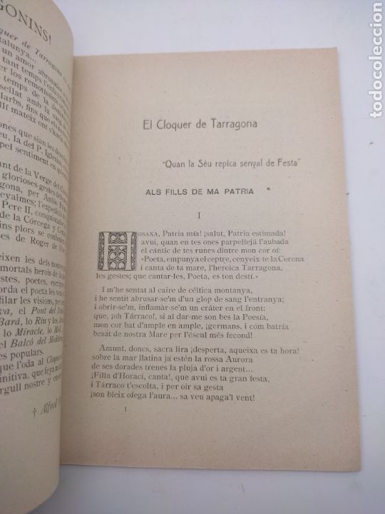 Libros antiguos: El cloquer de Tarragona 1929 - Foto 8