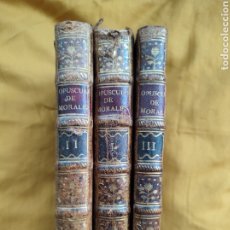 Libros antiguos: OPÚSCULOS CASTELLANOS – AMBROSIO DE MORALES – HISTORIA DE ESPAÑA – EL ESCORIAL – 1793 – 3 VOLÚMENES