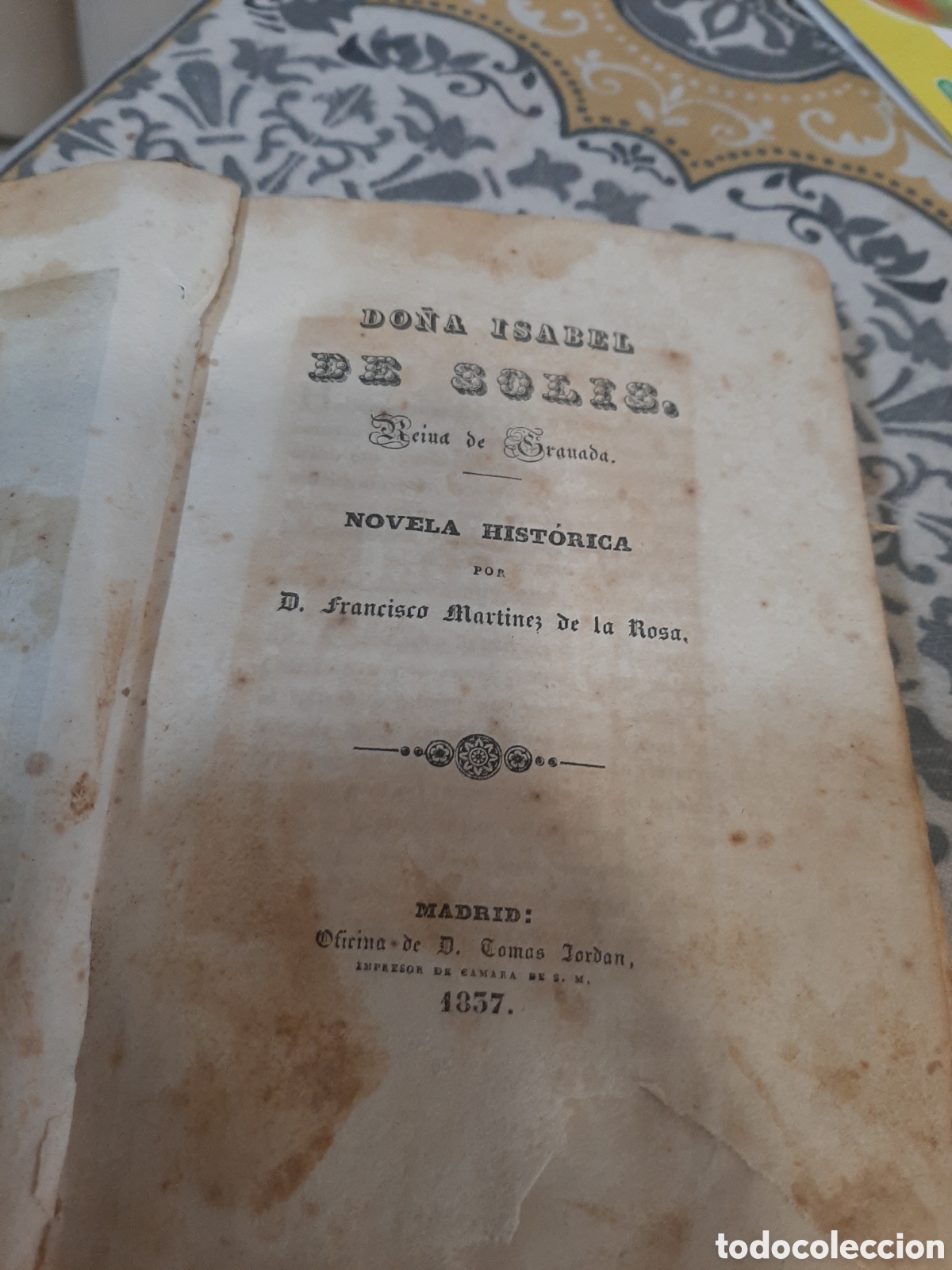Libros antiguos: Do&ntilde;a Isabel de Solis - Foto 1