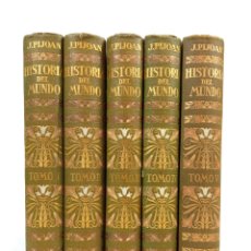 Libros antiguos: HISTORIA DEL MUNDO - J. PIJOAN. SALVAT EDITORES, PRIMERA EDICIÓN. 1926. 5 TOMOS.