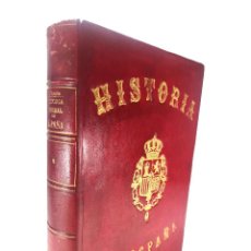 Libros antiguos: HISTORIA DE ESPAÑA. DON MODESTO LAFUENTE. TOMO II. MONTANER Y SIMÓN. 1879. GRAN ESCUDO EN PLANO.. Lote 389933899