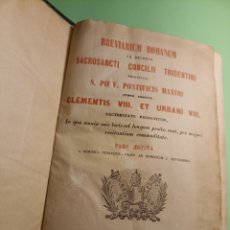 Libros antiguos: BREVIARIUM ROMANUM. MADRID 1858. Lote 394648194