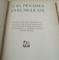 Libros antiguos: EL PENADES EN EL SEGLE XIX OLIVA IMPRESOR. Lote 396393244