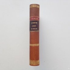 Libros antiguos: LIBRERIA GHOTICA. HINOJOSA. EL REGIMEN SEÑORIAL Y QUESTION AGRARIA EN CATALUÑA EN EDAD MEDIA. 1905