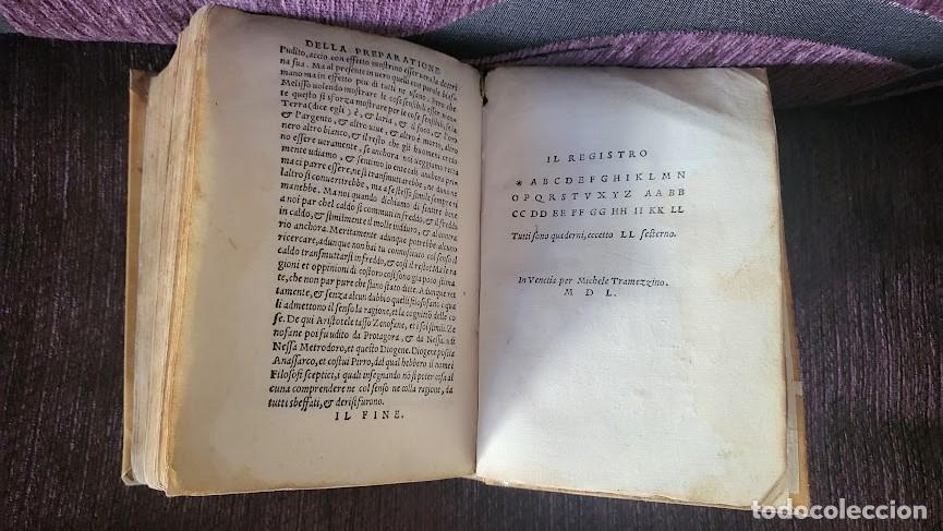 Libros antiguos: EUSEBIO PAMPHILO DELLA PREPARATIONE EVANGELICA, EUSEBIUS CAESARIENESIS 1550 - Foto 5