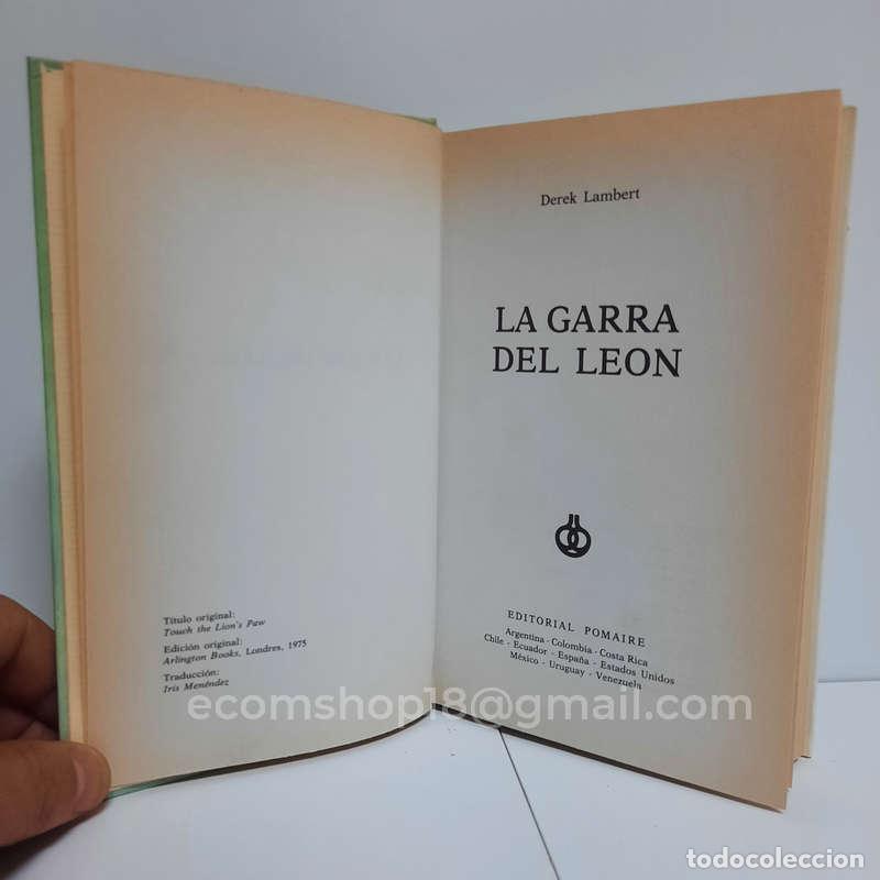 Libros antiguos: La Garra Del Le&Atilde;&sup3;n. Derek Lambert. Ref: HST23010 - Foto 2