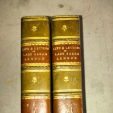 Libros antiguos: LIBRO LADY SARAH LENNOX, PRIMERA EDICION