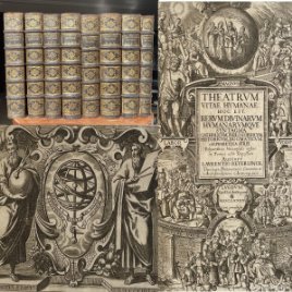 año 1678 - MAGNUM THEATRUM VITAE HUMANAE - DEMONIO - ASTRONOMIA - IMPONENTE OBRA