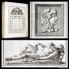 Libros antiguos: AÑO 1784 MONUMENTOS ANTIGUOS INÉDITOS O NOTICIAS SOBRE ANTIGÜEDADES Y BELLAS ARTES DE ROMA GRABADOS