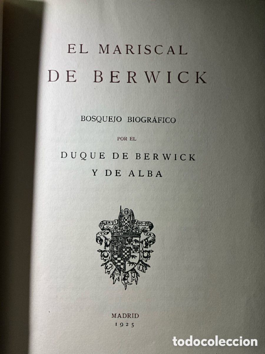 Libros antiguos: El mariscal de Berwick - Foto 3