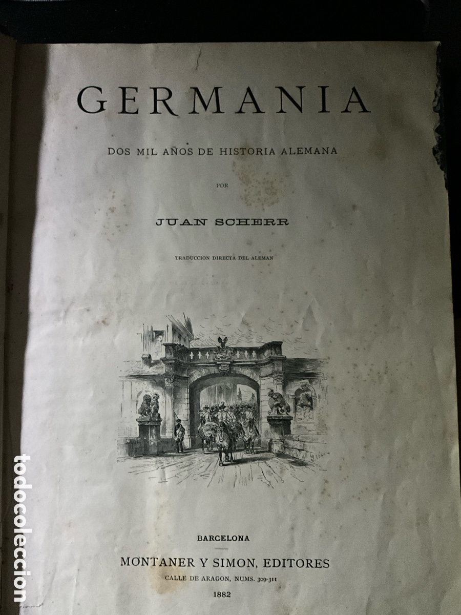 Libros antiguos: Germania - Foto 1