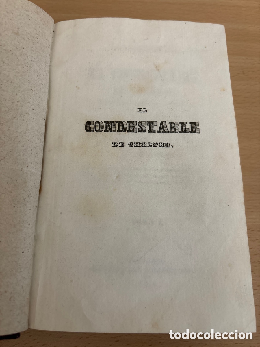 Libros antiguos: Libro el contestable de Chester. - Foto 5