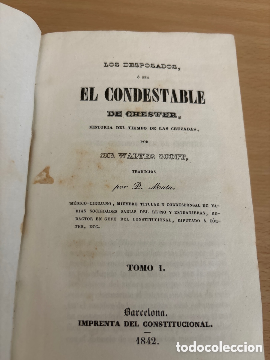 Libros antiguos: Libro el contestable de Chester. - Foto 6