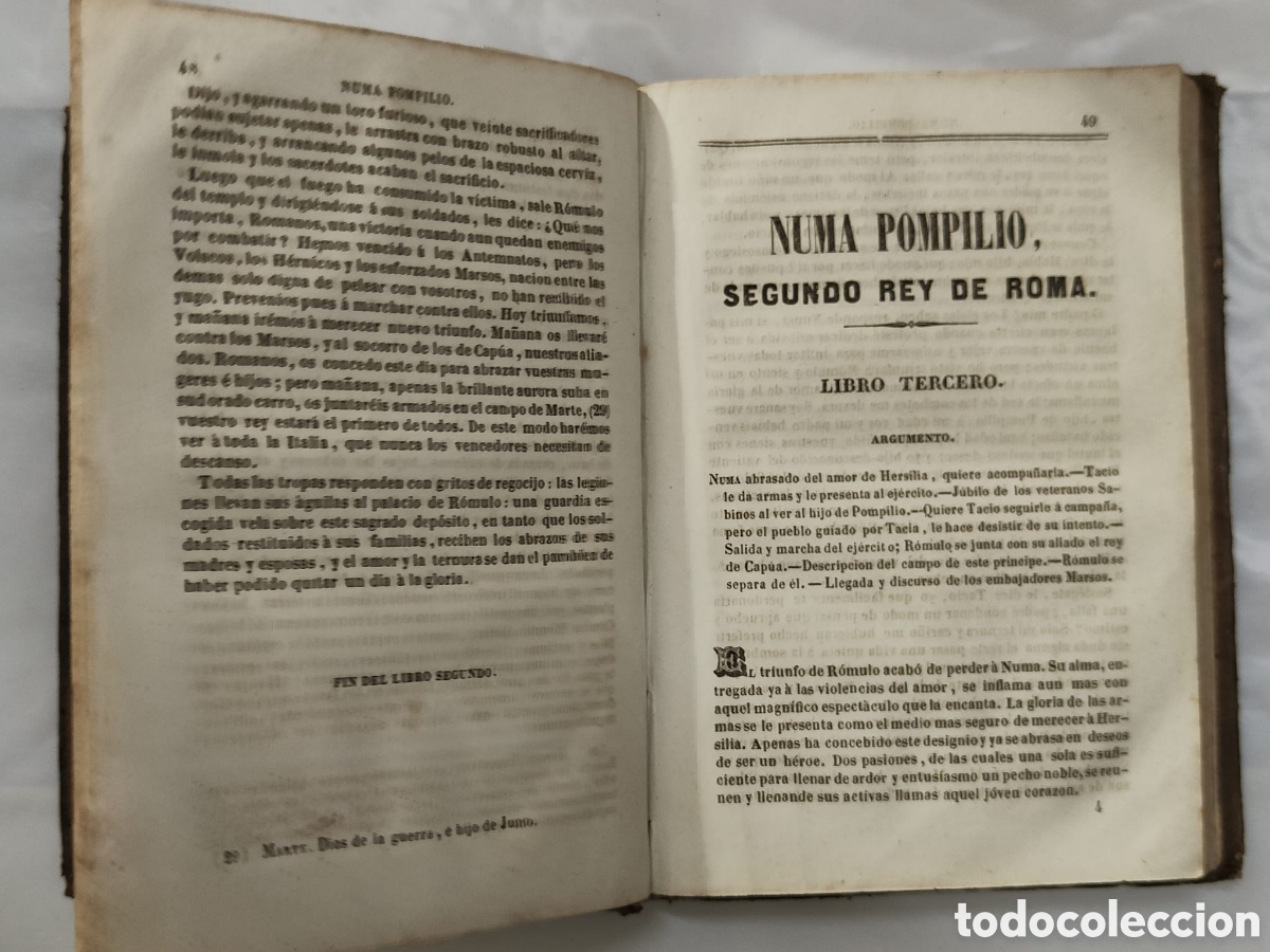 Libros antiguos: NUMA POMPILLO a&ntilde;o 1850 - Foto 4
