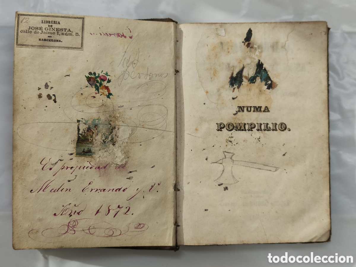 Libros antiguos: NUMA POMPILLO a&ntilde;o 1850 - Foto 6