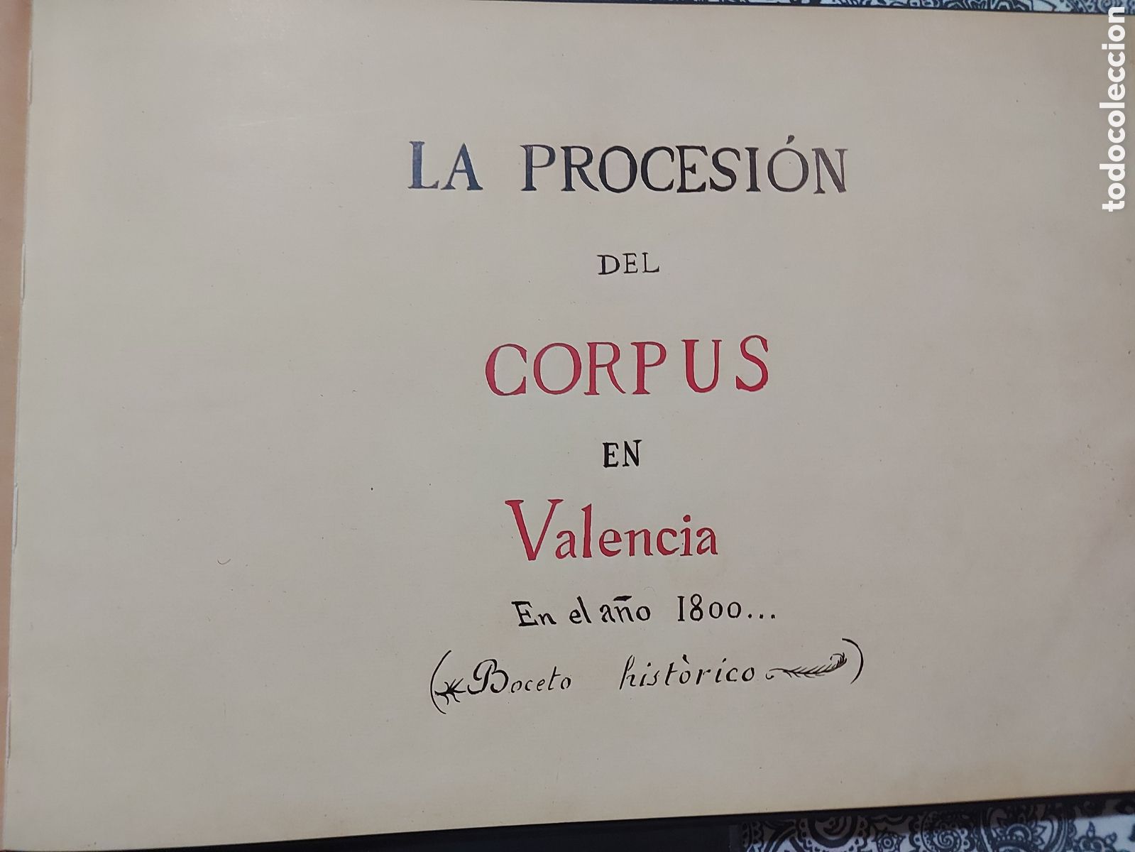 Libros antiguos: LA PROCESS&Oacute; VALENCIANA DEL CORPUS. - Foto 9
