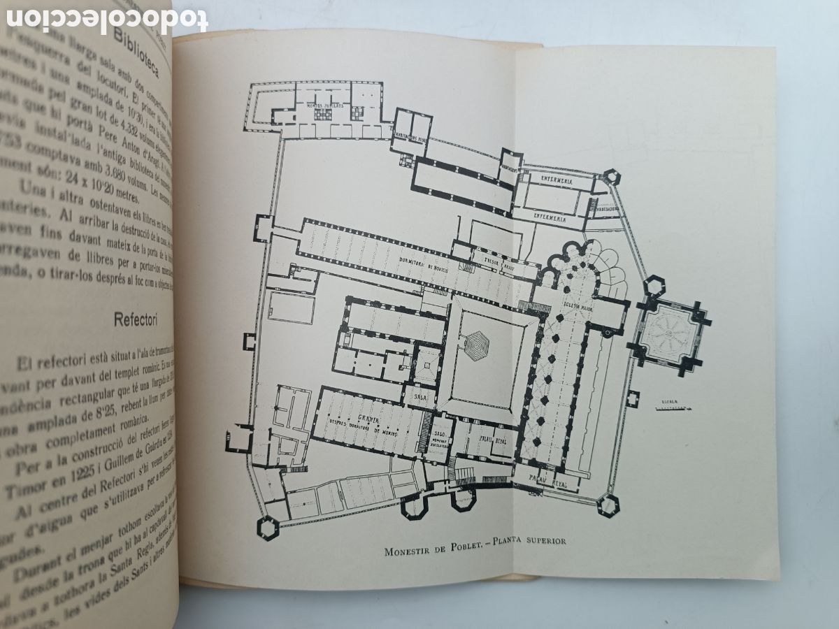 Libros antiguos: El monestir de Poblet 1933 Tomas Capdevila - Foto 3