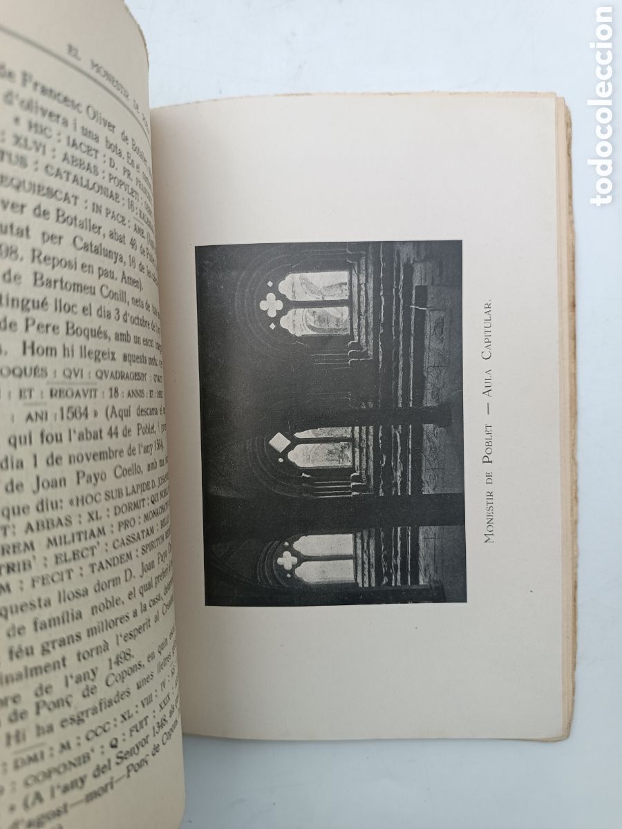 Libros antiguos: El monestir de Poblet 1933 Tomas Capdevila - Foto 4