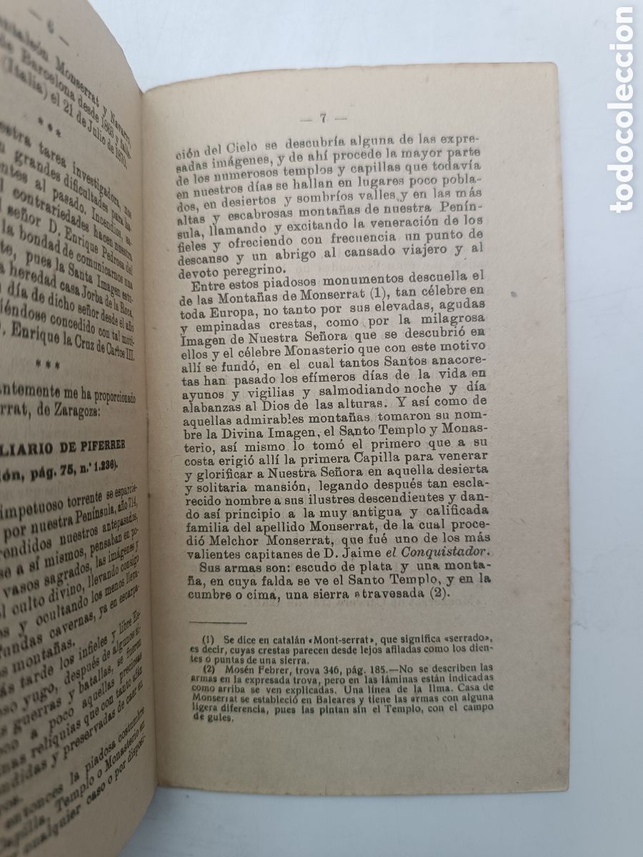 Libros antiguos: Montserrat datos curiosos 1921 - Foto 4