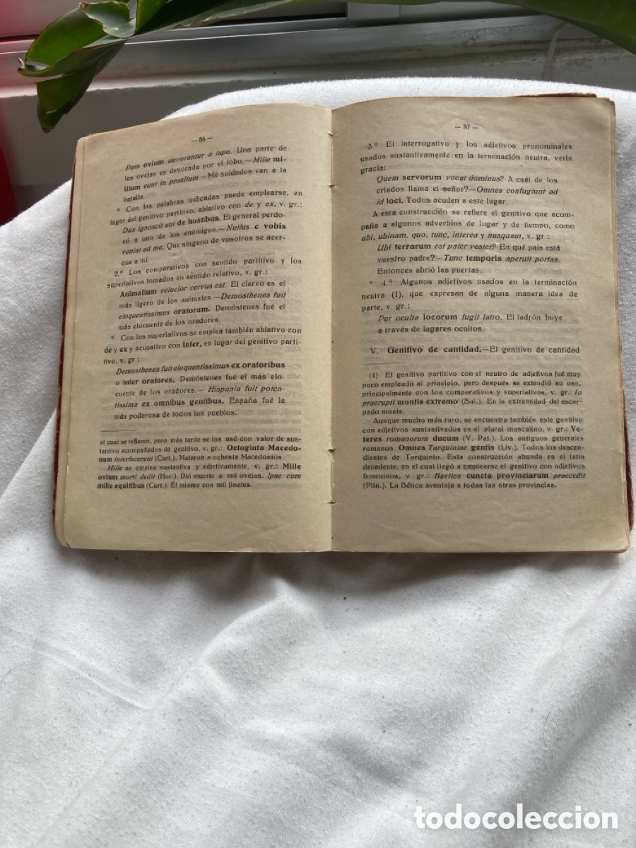 Libros antiguos: GRAM&Aacute;TICA DE LA LENGUA LATINA - Foto 5