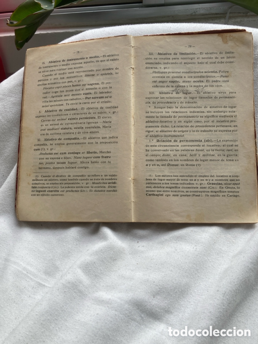 Libros antiguos: GRAM&Aacute;TICA DE LA LENGUA LATINA - Foto 6