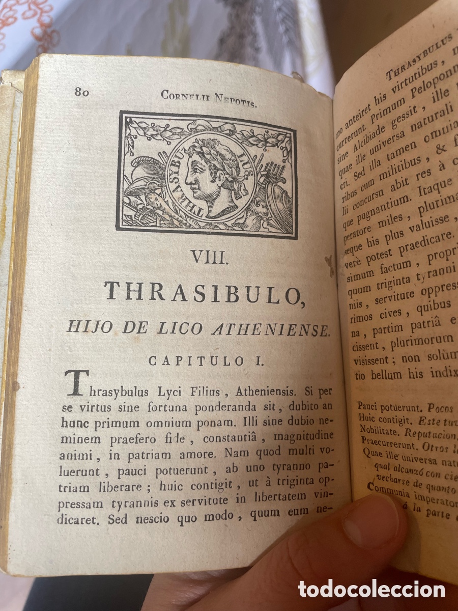 Libros antiguos: CORNELIUS NEPOS DE VITIS EXCELLENTIUM - 1817 - Foto 7