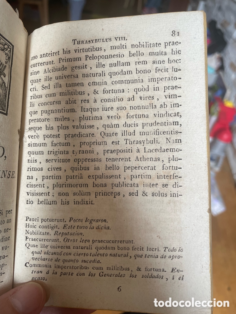 Libros antiguos: CORNELIUS NEPOS DE VITIS EXCELLENTIUM - 1817 - Foto 8