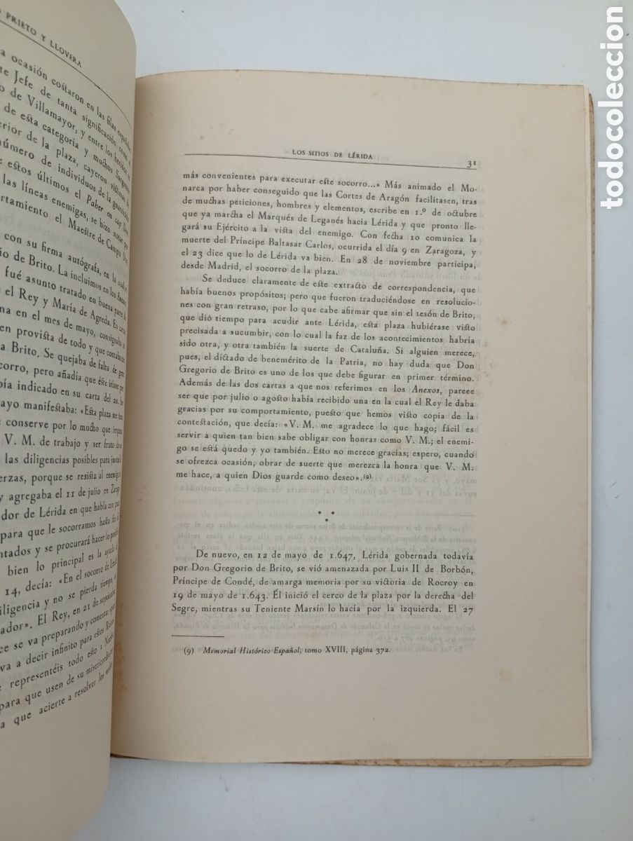 Libros antiguos: Los sitios de L&eacute;rida 1945 - Foto 6