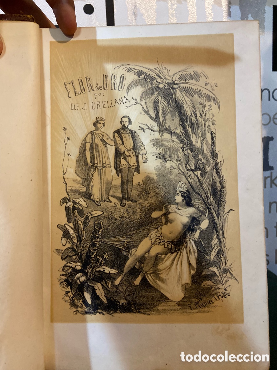 Libros antiguos: Flor de Oro - Cristobal Colon - B5 - Foto 5