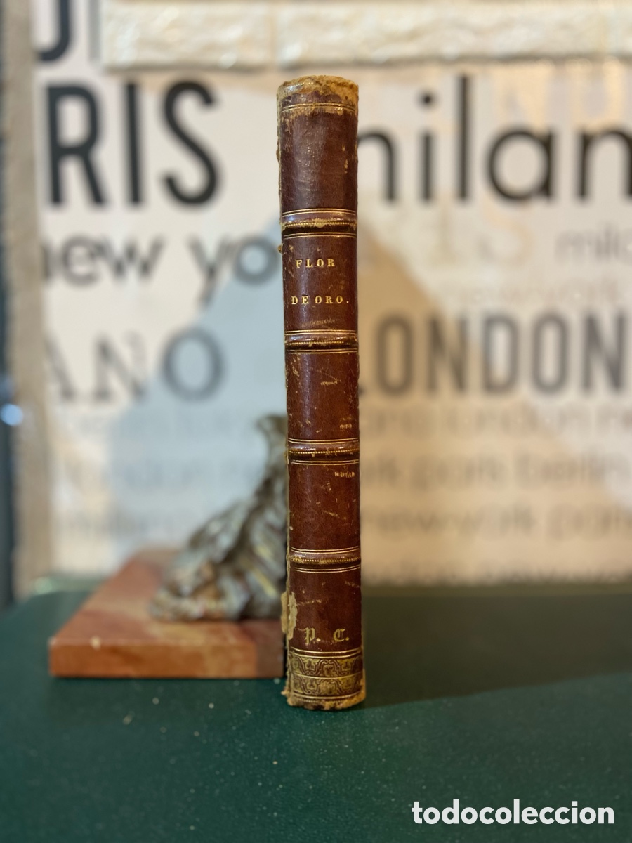 Libros antiguos: Flor de Oro - Cristobal Colon - B5 - Foto 1