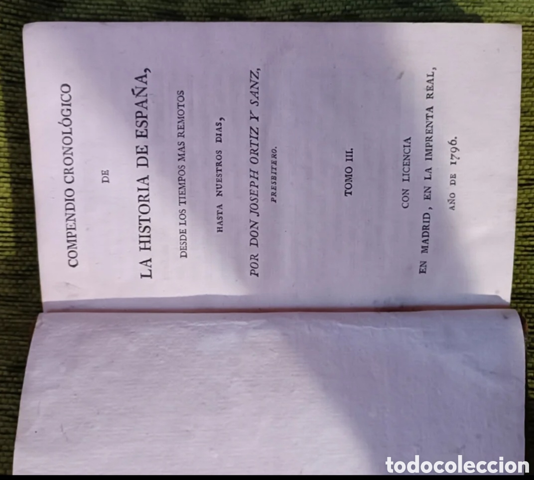 Libros antiguos: Historia compendio de Espa&ntilde;a - Foto 3