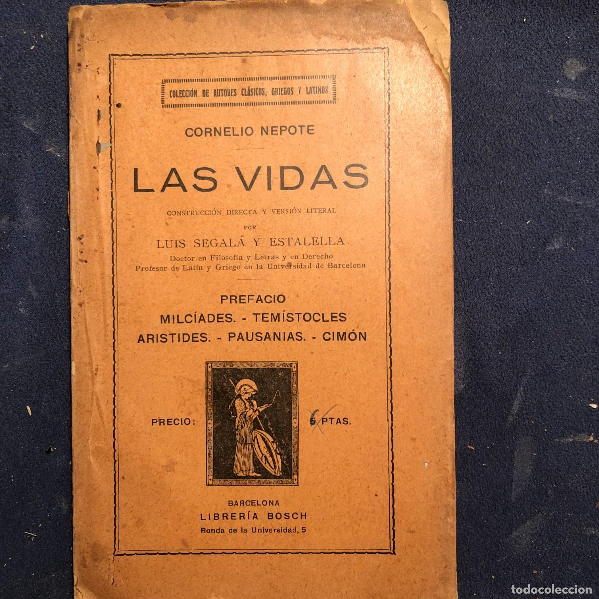 Libros antiguos: CORNELIO NEPOTE: - LAS VIDAS - - Foto 1