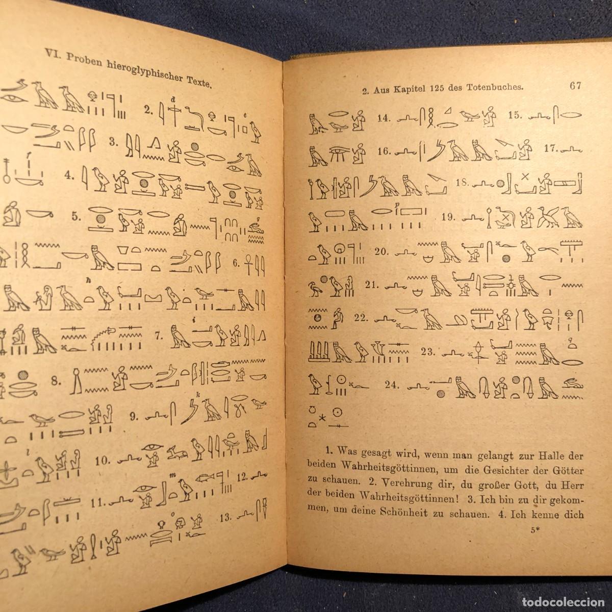 Libros antiguos: ADOLF ERMAN: - DIE HIEROGLYPHEN - (1923) - Foto 2