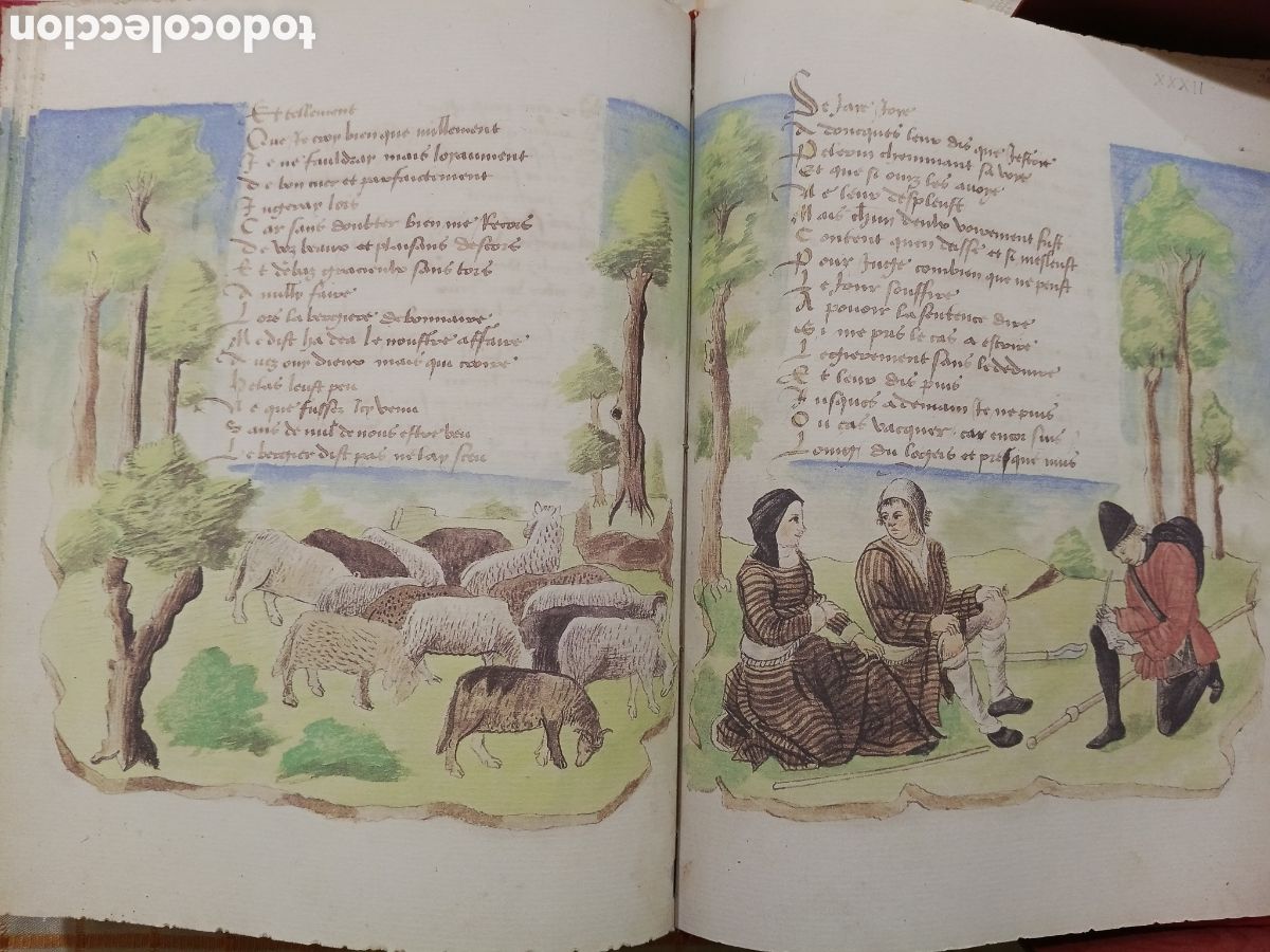 Libros antiguos: Les Amours de Ren&eacute; dAnjou. Facsimil. - Foto 4