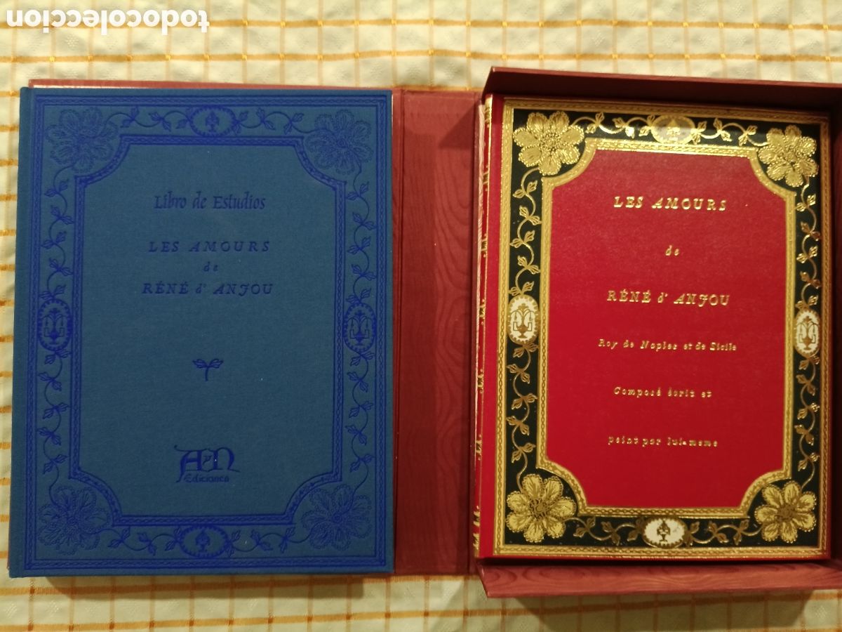 Libros antiguos: Les Amours de Ren&eacute; dAnjou. Facsimil. - Foto 1