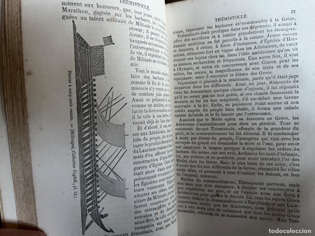 Libros antiguos: Plutarque.- Vie des grecs illustres - Foto 6