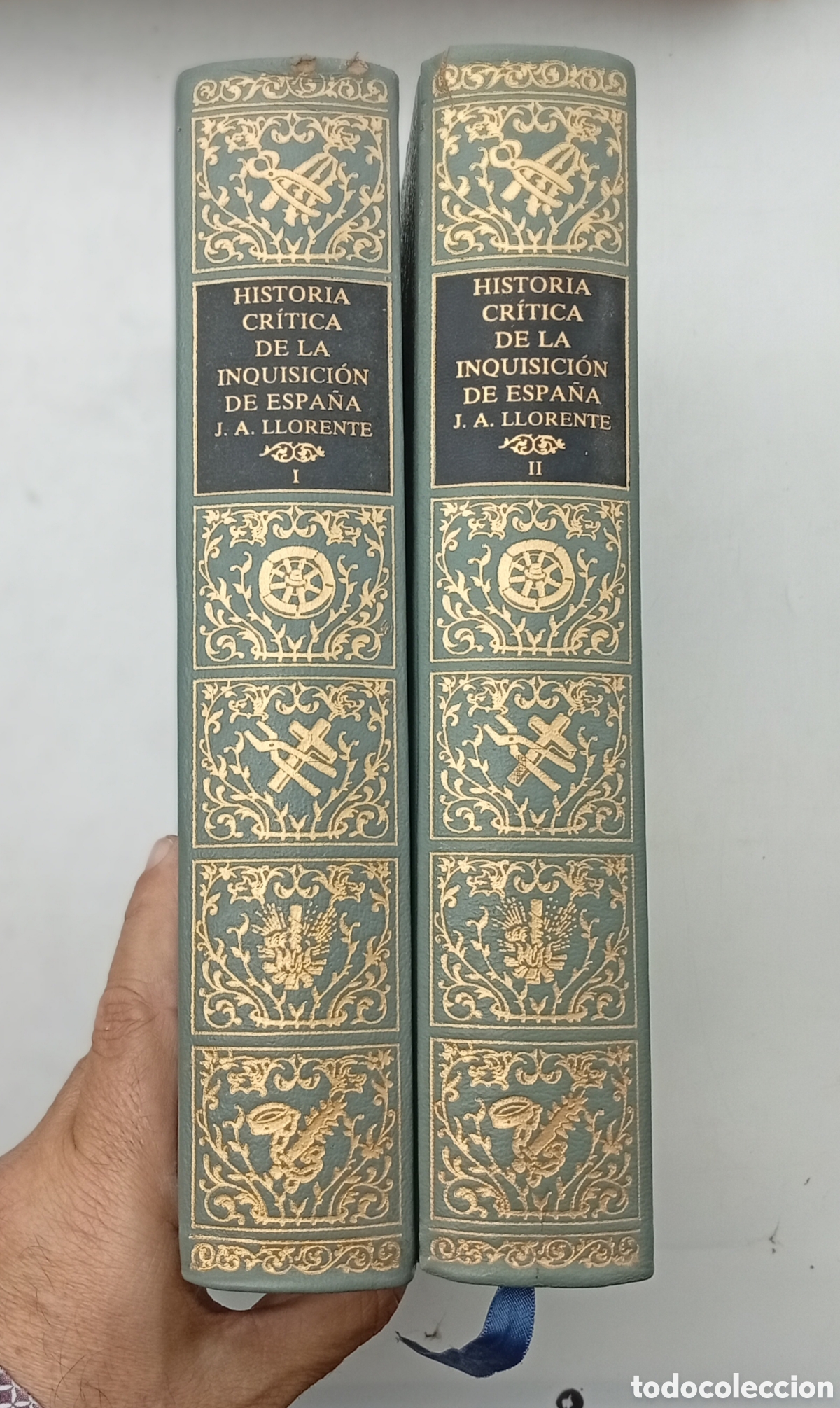 Livros antigos: Historia cr&iacute;tica de la inquisici&oacute;n 1979 circulo bibli&oacute;filo