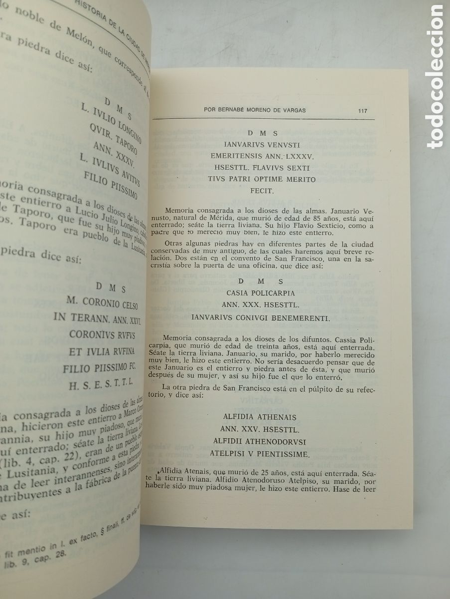 Libros antiguos: Facs&iacute;mil Historia de la ciudad de M&eacute;rida - Foto 6