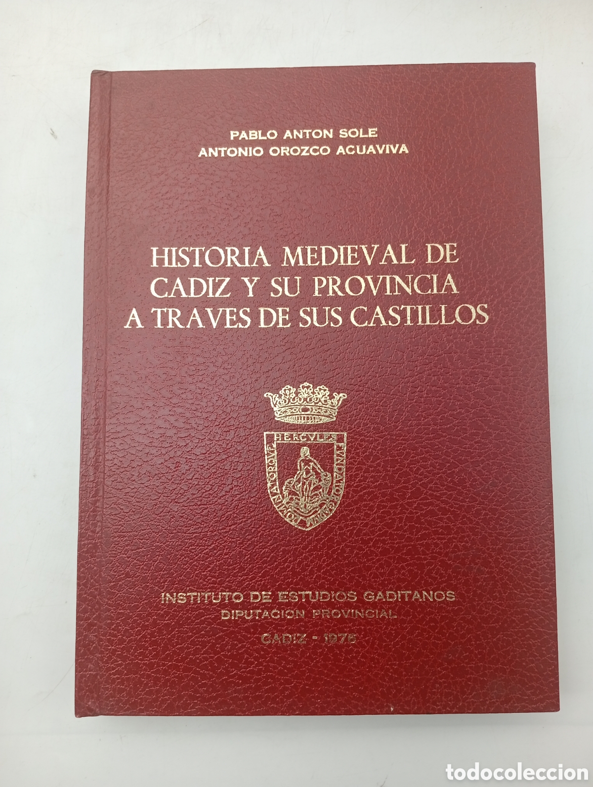 Libros antiguos: Historia medieval de Cadiz y su provincia a trav&eacute;s de sus castillos 1976