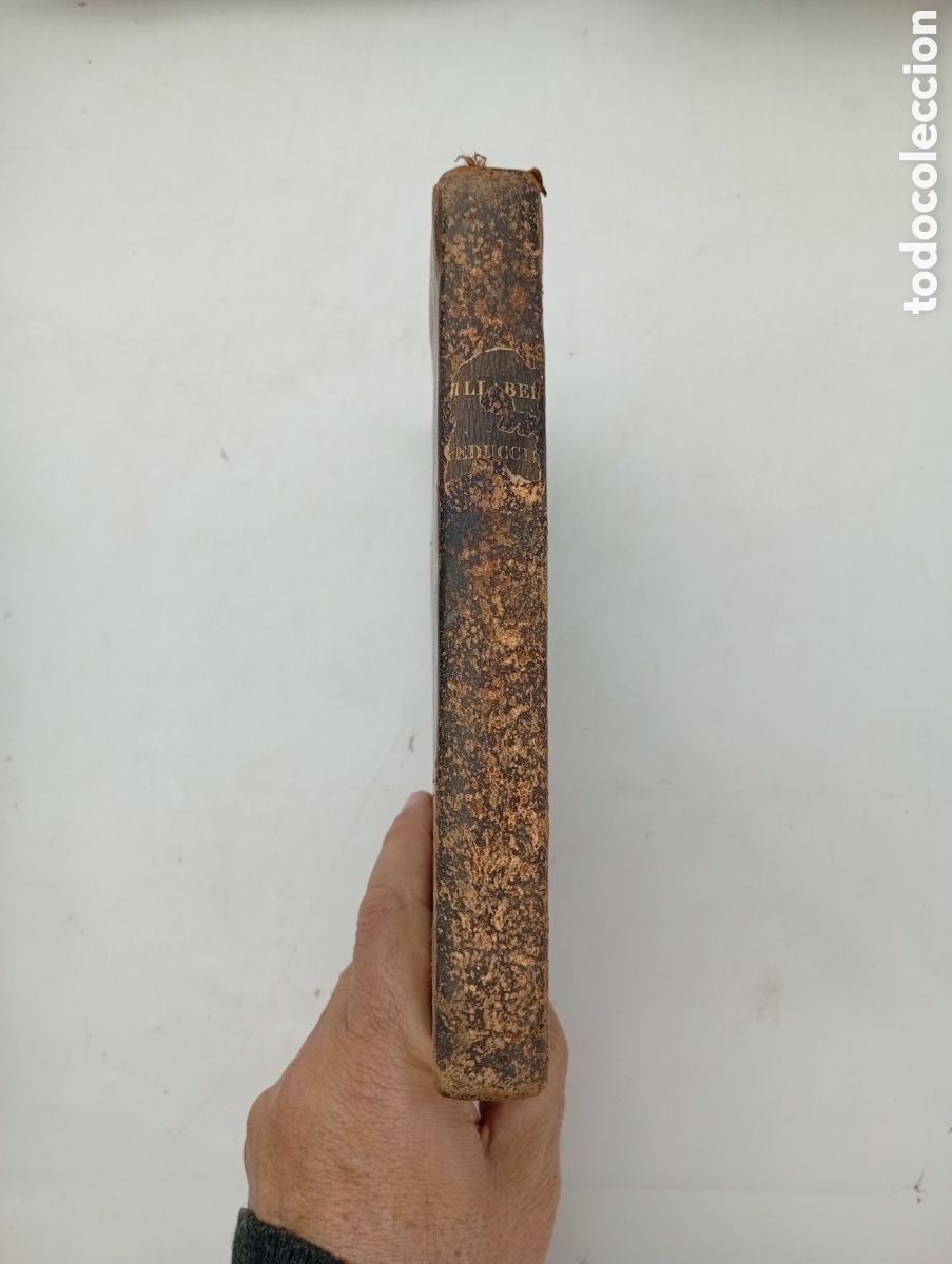 Libros antiguos: Reducci&oacute;n rec&iacute;proca reales vellon nominal 1826 Barcelona