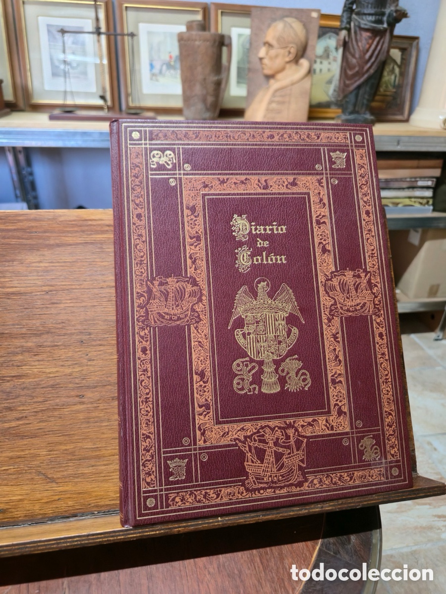 Libros antiguos: Diario de Col&oacute;n: Primera Navegaci&oacute;n (Ed. Facs&iacute;mil)