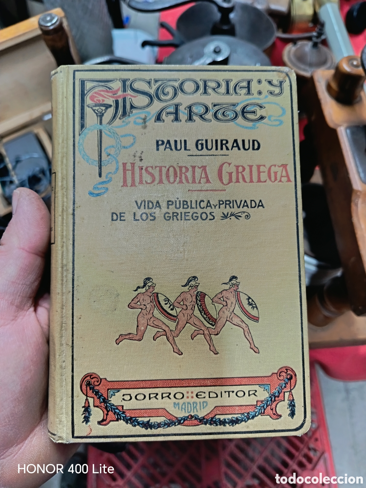 Libros antiguos: HISTORIA GRIEGA PAUL GUIRAUD 1915
