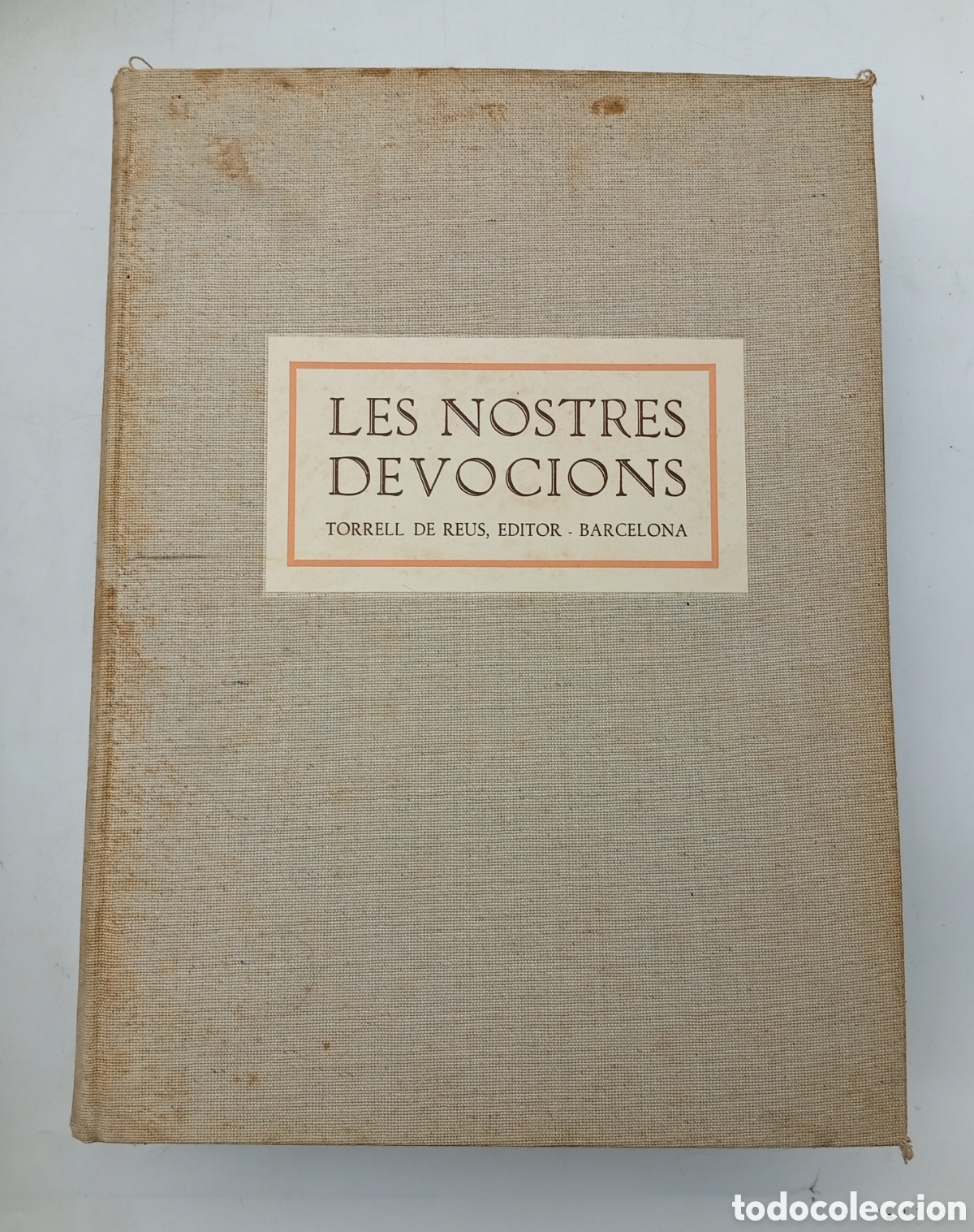 Libros antiguos: Dos volumenes Les nostres devocions por Torrell Reus editor 1955