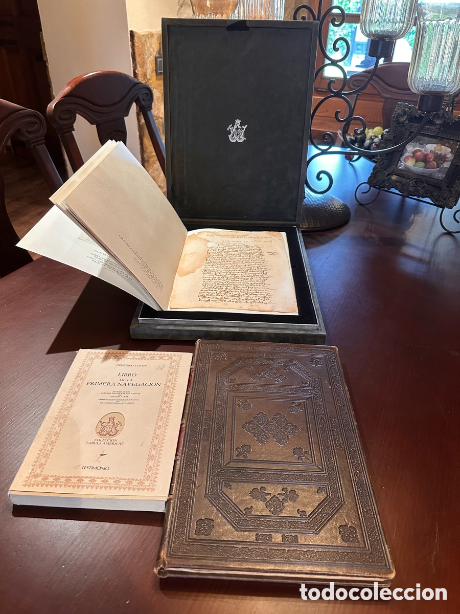 Libros antiguos: Capitulaci&oacute;n es Santa Fe y diario de Crist&oacute;bal Col&oacute;n